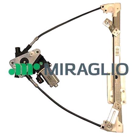 Miraglio Window Regulator, Rear Right, Electric, with electric motor, no comfort function   307270