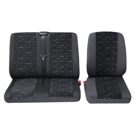 Commercial van single and double seat covers   Ford TRANSIT CONNECT 2002 2012