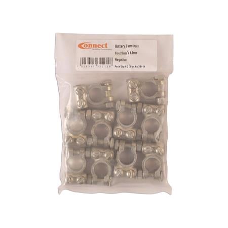 Connect 30111 Battery Terminal   Light Duty Negative   Pack Of 10