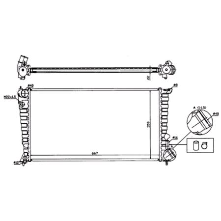 SUZUKI Swift 2008 2011 LH (Passengers Side) Front Bumper Grille, Without Fog Lamp Hole, Matte Dark Grey