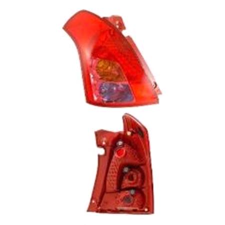 Left Rear Lamp (Supplied Without Bulb Holders, Original Equipment) for Suzuki SWIFT III 2007 10