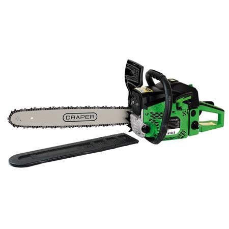 Draper 30273 Petrol Chainsaw, 45cc, 450mm/18"