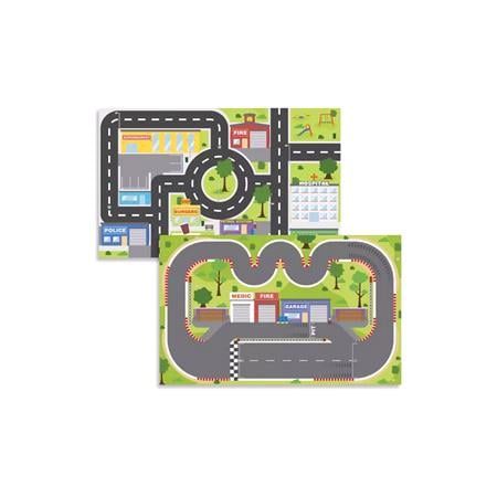 Play Tray with City and Race Play Mat Set