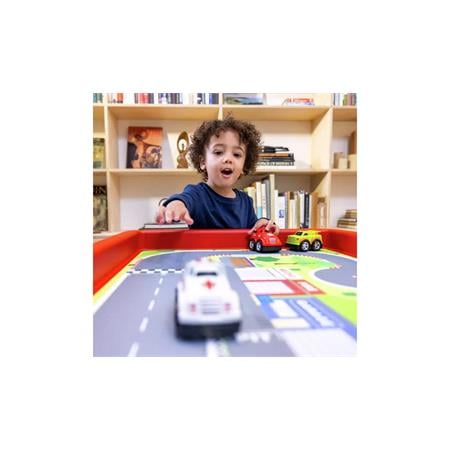 Play Tray with City and Race Play Mat Set