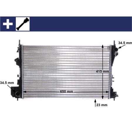 MAHLE Radiator   CR40000S