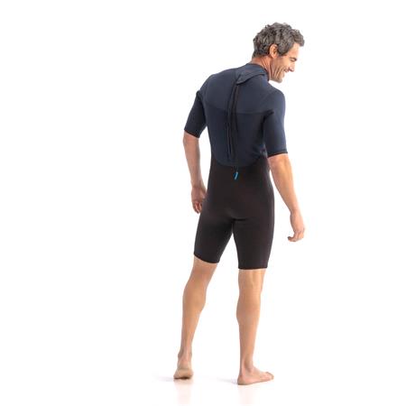 JOBE Perth Shorty 3|2mm Short Sleeve Men's Wetsuit   Blue   Size M