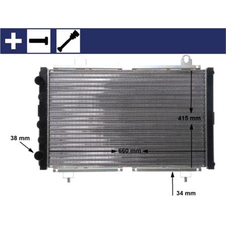MAHLE Radiator   CR499000S