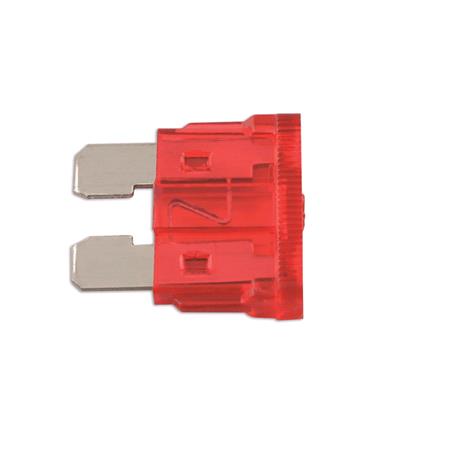 Connect 30416 Fuses   Standard Blade   Red   10A   Pack Of 100