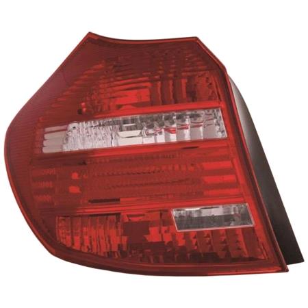 Left Rear Lamp,3 / 5 Door Models (Standard With Clear Indicator, With Bulbholder And Bulbs, Original Equipment) for BMW 1 Series 5 Door 2007 on