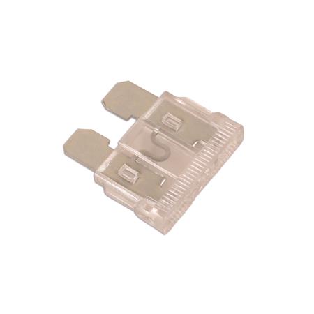 Connect 30420 Fuses   Standard Blade   Clear   25A   Pack Of 50