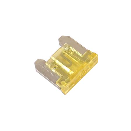 Connect 30442 Fuses   Auto Mini Blade   Yellow   20A   Pack Of 25