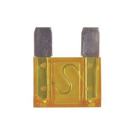 Connect 30445 Fuses   Auto Maxi Blade   Yellow   20A   Pack Of 10