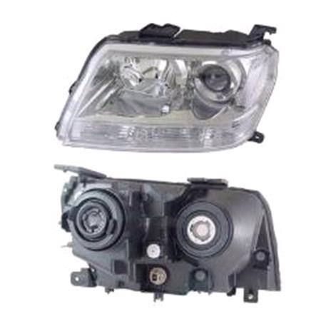 Left Headlamp (Halogen, Takes H7 / HB3 Bulbs, 5 Door Only) for Suzuki GRAND VITARA 2006 on