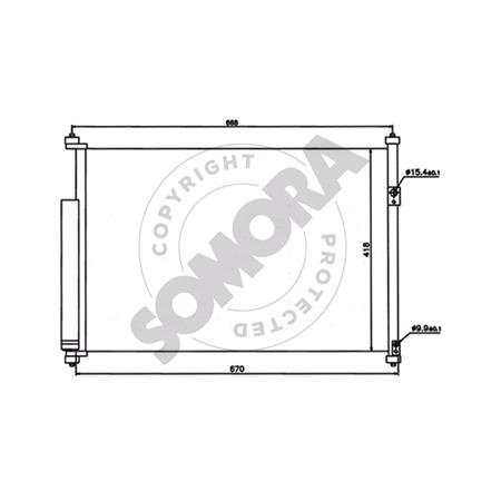 Somora Air Conditioning Condenser   305160