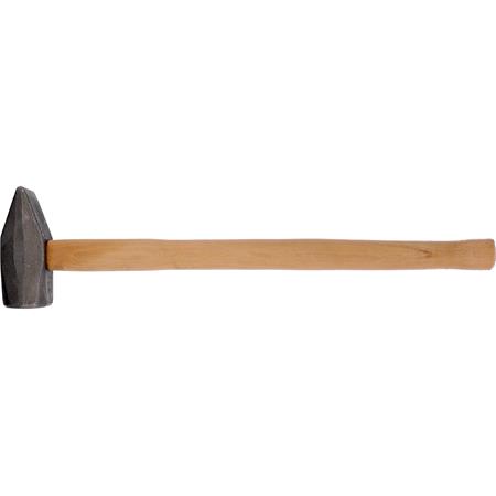 MACHINIST HAMMER 4KG WOODEN HANDLE