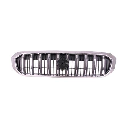 Suzuki SX4 S Cross 2017 Onwards Front Bumper Grille, Black / Chrome, TUV Approved