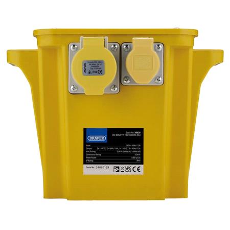 Draper 30620 110V Portable Transformer, 5.0kVA