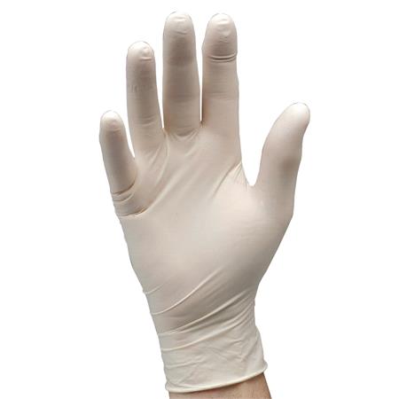 Draper 30929 Latex Gloves, Size Medium, White (Box of 100)