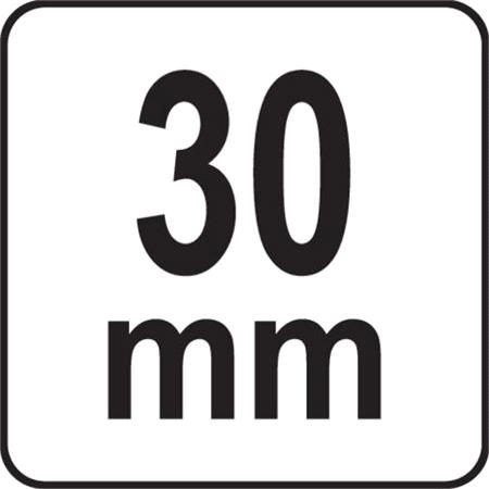 PLATED BRASS PADLOCK  30MM