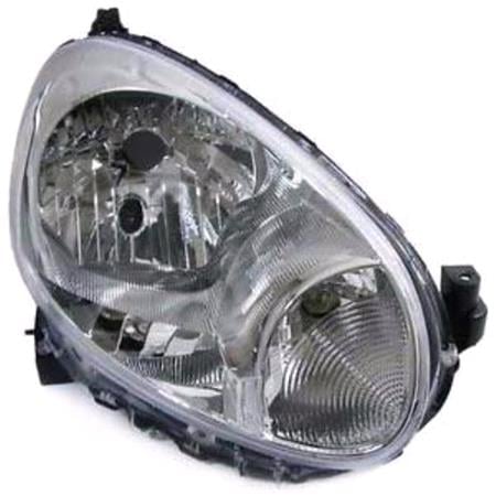 Right Headlamp (Single Reflector, Halogen, Takes H4 Bulb, Supplied Without Motor, Original Equipment) for Nissan MICRA IV 2011 2013
