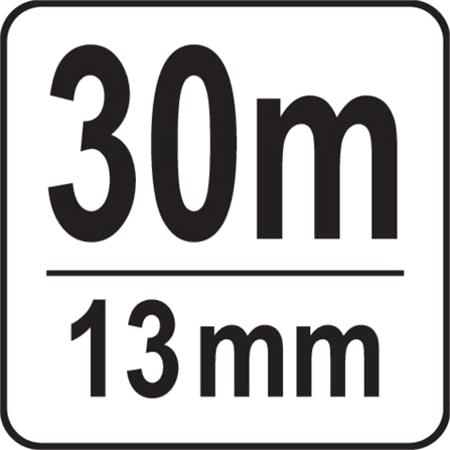 STEEL MEASURING TAPE 30 M X 13 MM