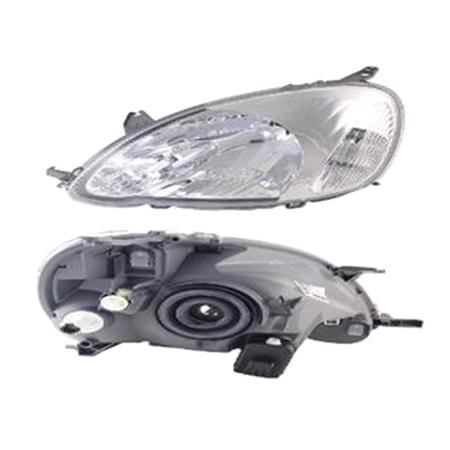 Left Headlamp (Original Equipment) for Toyota YARIS 2003 2006