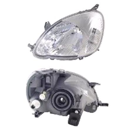 Left Headlamp (Original Equipment) for Toyota YARIS 2003 2006