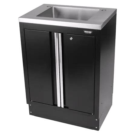 Draper 31034 BUNKER Modular Floor Cabinet with Sink, 2 Door, 680mm