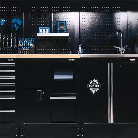 Draper 31034 BUNKER Modular Floor Cabinet with Sink, 2 Door, 680mm