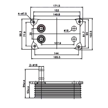 NRF Engine Oil Cooler   31071
