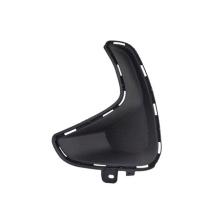 Left Front Bumper Grille (Grained, Matt Black, Without Hole For Fog Lamp) for Toyota YARIS 2020 Onwards