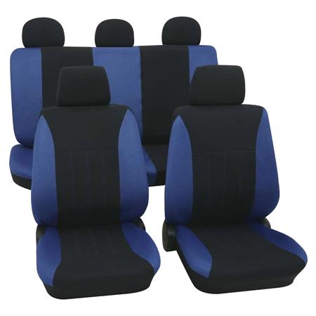 Blue & Black Car Seat Covers   For Mitsubishi Outlander 2007 Onwards