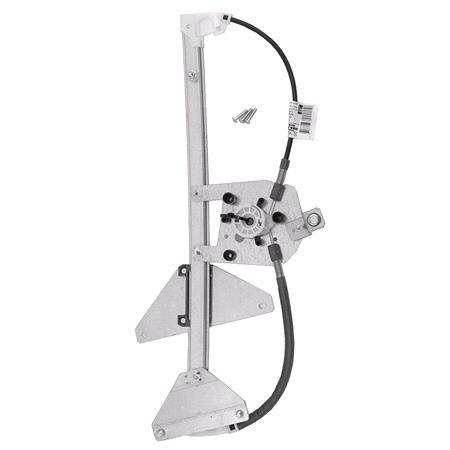 Front Right Electric Window Regulator Mechanism (without motor) for TOYOTA AVENSIS (_T_), 1997 2003, 4 Door Models, One Touch/AntiPinch Version, holds a motor with 6 or more pins