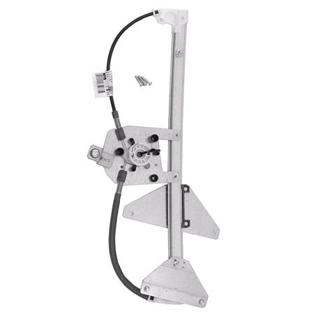Front Left Electric Window Regulator Mechanism (without motor) for TOYOTA AVENSIS (_T_), 1997 2003, 4 Door Models, One Touch/AntiPinch Version, holds a motor with 6 or more pins