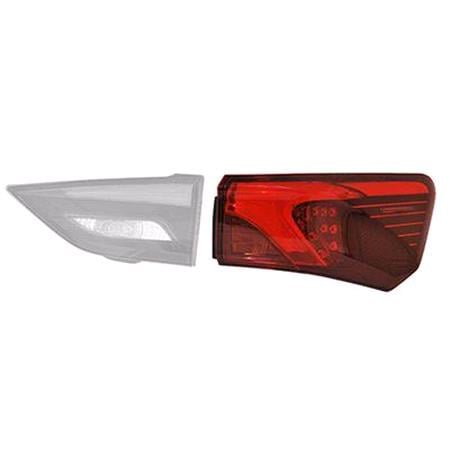 Right Rear Lamp (Outer, On Quarter Panel, LED, Estate Models, Original Equipent) for Toyota AVENSIS Estate 2015 2018