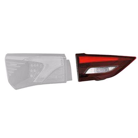 Left Rear Lamp (Inner, On Boot, LED, Saloon & Estate Models, Original Equipment) for Toyota AVENSIS Estate 2015 2018