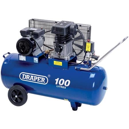 Draper 31254 100L Belt Driven Air Compressor (2.2kW)