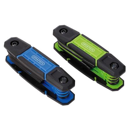 Draper 31269 TX STAR and Metric Folding Hex Key Set (16 Piece)