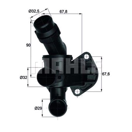 Mahle Original Thermostat   TI 7 87