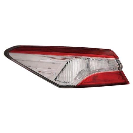 Left Rear Lamp (Outer, On Quarter Panel, LED / Halogen, Base Models Only) for Toyota CAMRY 2019 on