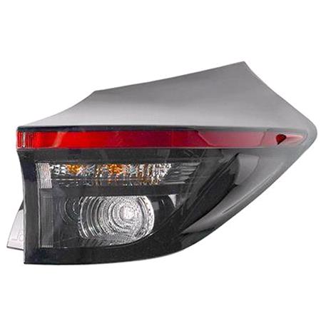 Right Rear Lamp (Outer, On Quarter Panel, Standard Bulb Type, Luna Models, Supplied With Bulbholder, Original Equipment) for Toyota YARIS CROSS 2020 Onwards