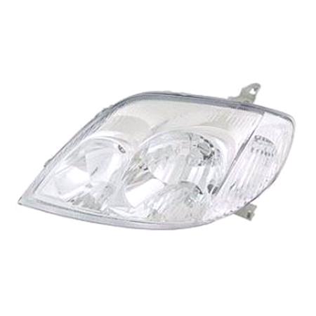 Left Headlamp (Halogen, Takes H7 / HB3 Bulbs, With Load Level Adjustment, Supplied Without Motor, Saloon & Estate Models Only) for Toyota COROLLA Estate 2004 2006