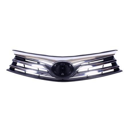 Toyota Corolla 2013 2016 Grille, Matte Black, With Chrome Moulding