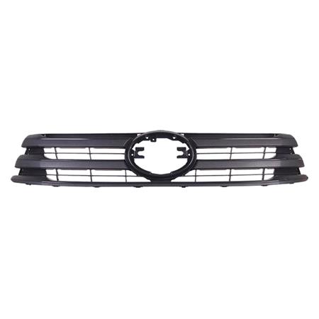 Toyota Hilux 2016 2020 Front Bumper Grille, Matt Black, With Black Mouldings