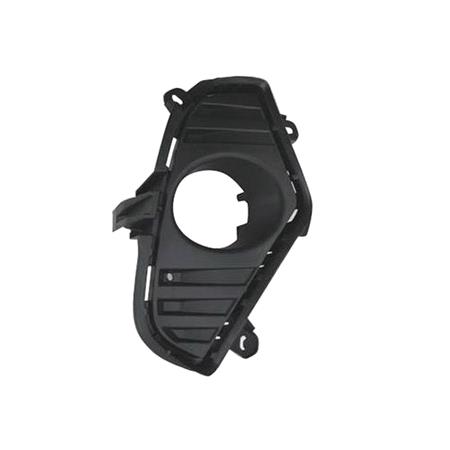 Right Front Bumper Grille (Grained, Matt Black, With Hole For Fog Lamp) for Toyota RAV 4 V 2018 Onwards