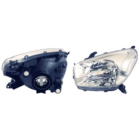 Left Headlamp Unit (Original Equipment) for Toyota RAV 4 Mk II 2001 2004