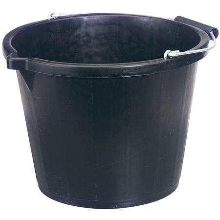 Draper 31687 Bucket   Black (14.8L)
