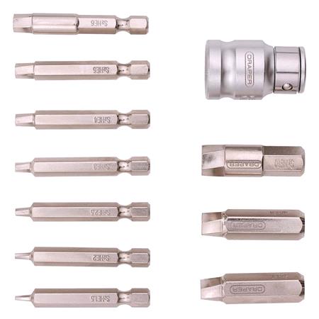 Draper 31801 Damaged Hex Cap Head Bolt and Screw Extractor Set (11 Piece)