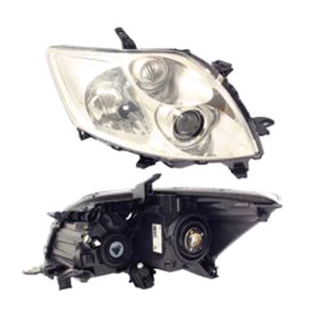 Right Headlamp (Halogen, Takes H11/HB3 Bulbs, Supplied With Motor, Original Equipment) for Toyota AURIS 2007 2010