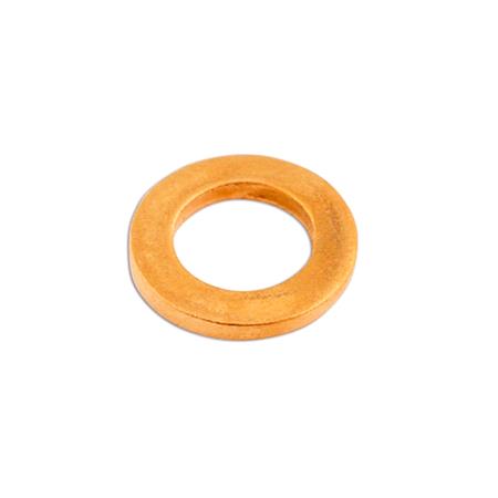 Connect 31826 Copper Washers   Sealing   M6 x 10.0mm x 1.0mm   Pack Of 100